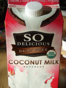 So Delicious coconut milk