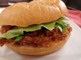 vegan sloppy joe sandwich